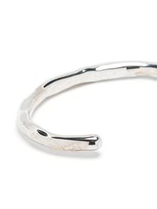 Jil Sander polished open-cuff bracelet - Zilver