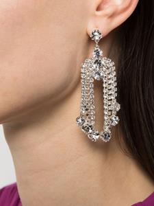 Magda Butrym embellished crystal drop earrings - Metallic