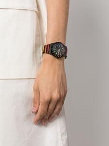 TIMEX Women's Q Rainbow horloge - Zwart