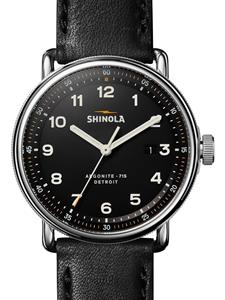 Shinola The Canfield horloge - Zwart