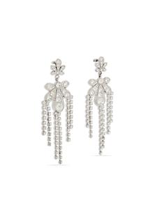 Paco Rabanne chandelier crystal-embellished earrings - Zilver