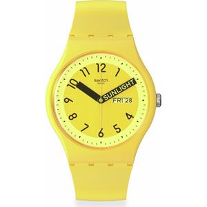 Swatch The Originals Bio-reloaded SO29J702 Proudly Yellow Horloge