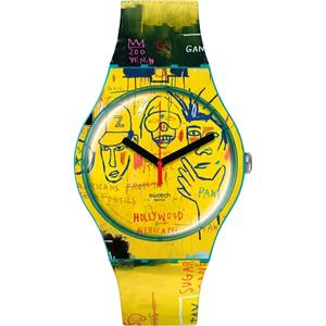 Swatch Specials SUOZ354 Hollywood Africans by Jean-Michel Basquiat Horloge