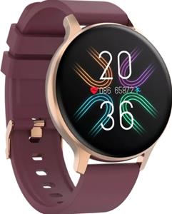 Canyon SW-68 - gold - smart watch with strap - 64 MB - dark red
