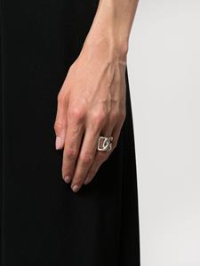 Dolce & Gabbana Ring met gegraveerd logo - Zilver