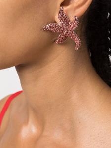 Amina Muaddi Astra crystal-embellished earrings - Zilver