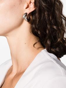 Lanvin Sequence rhinestone-embellished earrings - Zilver