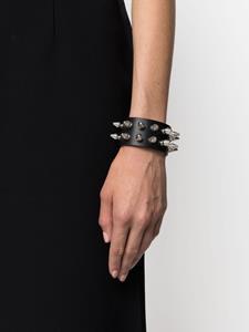 Moschino Leren armband - Zwart