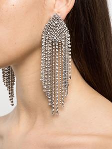 Alexandre Vauthier crystal-embellished drop earrings - Zilver