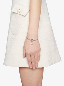 Gucci Armband met pareldetail - Wit