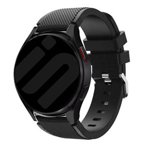 Strap-it Samsung Galaxy Watch 6 - 40mm siliconen bandje (zwart)