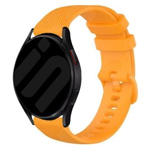 Strap-it Samsung Galaxy Watch 6 - 40mm Luxe Siliconen bandje (oranje)