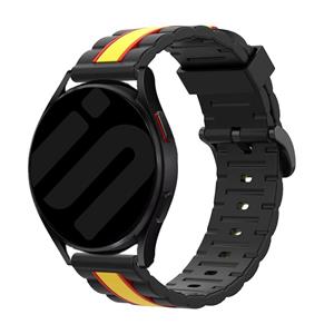 Strap-it Samsung Galaxy Watch 6 - 40mm Special Edition Band (zwart/geel)