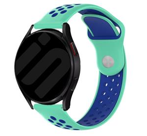 Strap-it Samsung Galaxy Watch 6 - 40mm sport band (aqua/blauw)