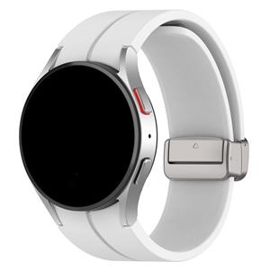 Strap-it Samsung Galaxy Watch 6 - 44mm magnetische sport band (wit)