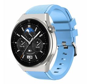 Strap-it Huawei Watch GT 3 Pro 46mm siliconen bandje (zand blauw)