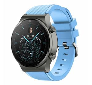 Strap-it Huawei Watch GT 2 Pro siliconen bandje (zand blauw)