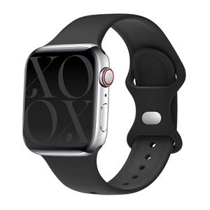 Xoxo Wildhearts Apple Watch siliconen bandje (zwart)
