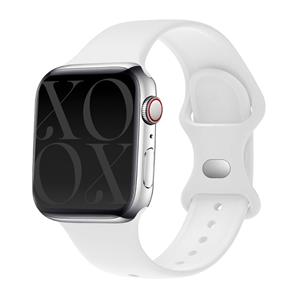 Xoxo Wildhearts Apple Watch siliconen bandje (wit)