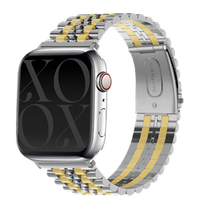 Xoxo Wildhearts Apple Watch stalen bandje (zilver/goud)