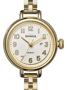 Shinola The Birdy horloge - Wit
