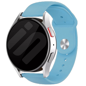 Strap-it Samsung Galaxy Watch 6 - 40mm sport bandje (lichtblauw)