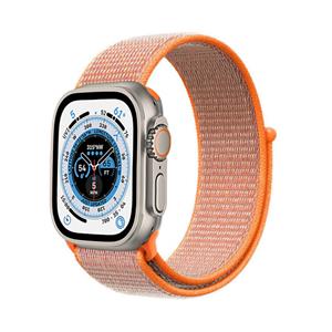 Strap-it Apple Watch Ultra nylon band (oranje)