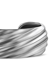 David Yurman Cable Edge sterling silver cuff bracelet - Zilver