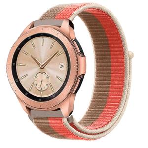 Strap-it Samsung Galaxy Watch 42mm nylon band (pink pomelo)