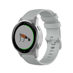 Strap-it Garmin Vivoactive 4s silicone band - 40mm - grijs