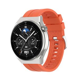 Strap-it Huawei Watch GT 3 Pro 46mm extreme silicone band (oranje)