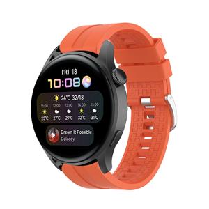 Strap-it Huawei Watch 3 (Pro) extreme silicone band (oranje)