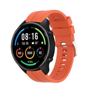 Strap-it Xiaomi Mi Watch extreme silicone band (oranje)