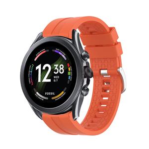 Strap-it Fossil Gen 6 44mm extreme silicone band (oranje)