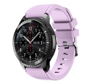 Strap-it Samsung Galaxy Watch siliconen bandje 46mm (lila)