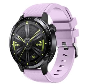 Strap-it Huawei Watch GT 3 46mm siliconen bandje (lila)