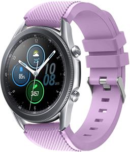 Strap-it Samsung Galaxy Watch 3 45mm siliconen bandje (lila)