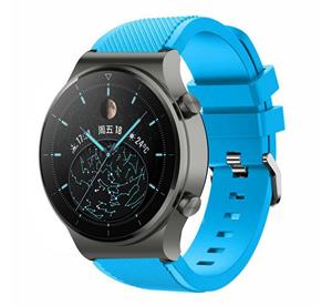 Strap-it Huawei Watch GT 2 Pro siliconen bandje (lichtblauw)