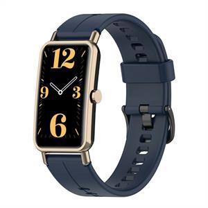 Strap-it Huawei Watch Fit Mini siliconen bandje (donkerblauw)