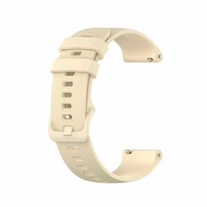 Strap-it siliconen horlogeband 18mm universeel (beige)