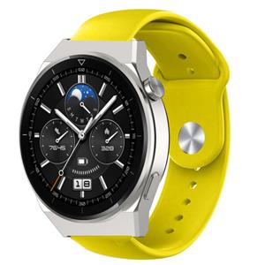 Strap-it Huawei Watch GT 3 Pro 46mm sport band (geel)