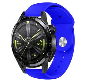 Strap-it Huawei Watch GT 3 46mm sport band (blauw)