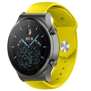 Strap-it Huawei Watch GT 2 Pro sport band (geel)
