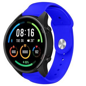 Strap-it Xiaomi Mi Watch sport band (blauw)