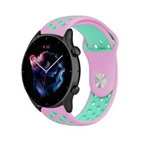 Strap-it Amazfit GTR 3 sport band (roze/aqua)