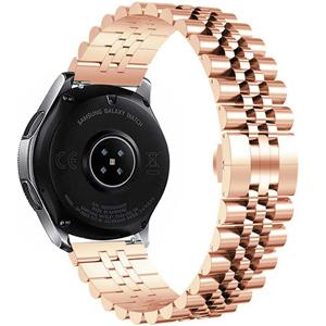 Strap-it Huawei Watch GT3 42mm Jubilee stalen band (rosé goud)