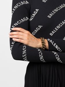 Balenciaga Armband met gegraveerd logo - Goud