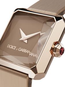 Dolce & Gabbana Sofia vierkant horloge - Bruin