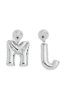 Marc Jacobs Balloon polished-finish earrings - Zilver