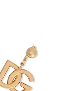 Dolce & Gabbana Oorbellen met logo - Goud